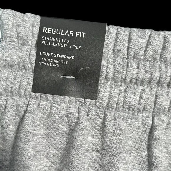 Adidas Men's Fleece 3-Stripe Sweatpants Size MT (30X32) Gray-White Straight Leg - Picture 7 of 8